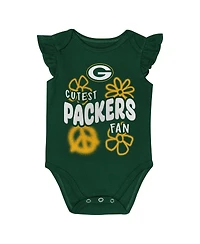 Outerstuff Baby Boys and Girls 2-Piece Green Bay Packers The Sunshine Bodysuit Set