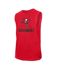 New Era Men's Red Tampa Bay Buccaneers Leisure Collection Tank Top