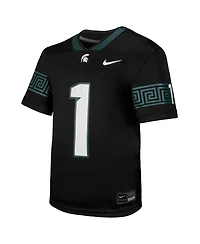 Nike Big Boys and Girls 1 Black Michigan State Spartans Untouchable Replica Game Jersey