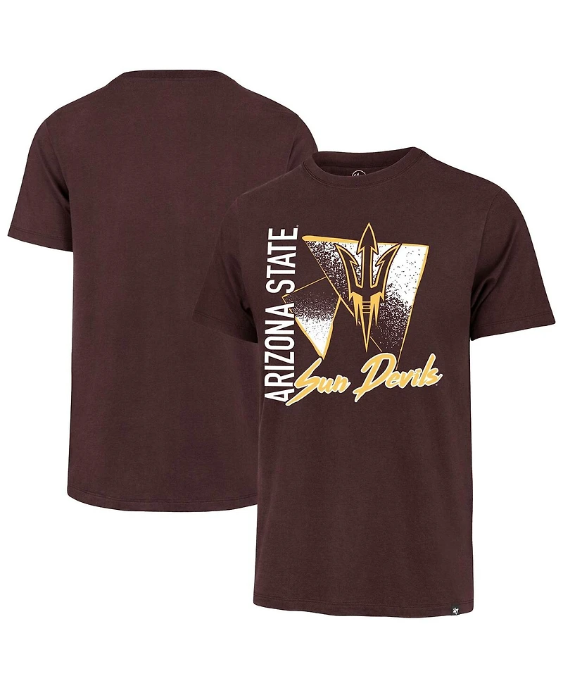 '47 Brand Men's Maroon Arizona State Sun Devils Side Arm Franklin T-Shirt