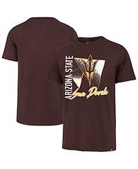 '47 Brand Men's Maroon Arizona State Sun Devils Side Arm Franklin T-Shirt
