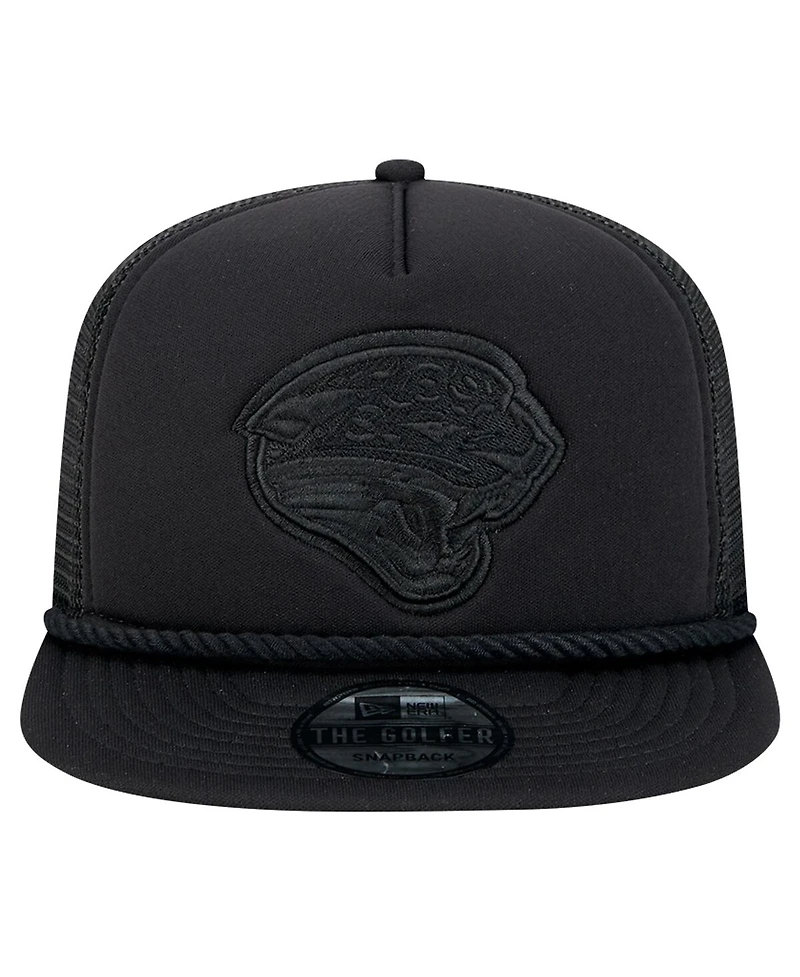 New Era Men's Black Jacksonville Jaguars Active Tone Golfer Snapback Hat