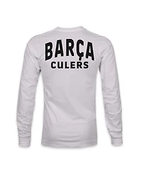 1863FC Men's Gray Barcelona Back Team Arch Long Sleeve T-Shirt