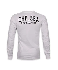 1863FC Men's Gray Chelsea Back Team Arch Long Sleeve T-Shirt