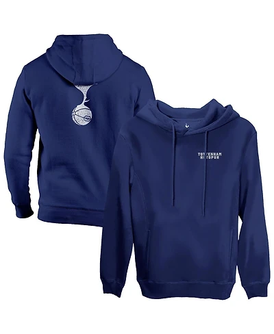 1863FC Men's Navy Tottenham Hotspur Wordmark Fleece Pullover Hoodie