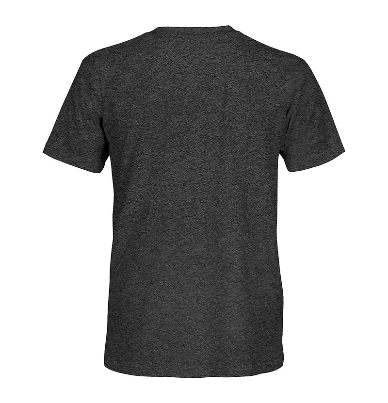 1863FC Men's Black Paris Saint-Germain Mono Badge Vintage Tri-Blend T-Shirt