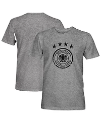 1863FC Men's Heather Gray Germany National Team Mono Badge Vintage Tri-Blend T-Shirt