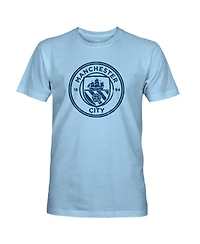 1863FC Men's Sky Blue Manchester City Mono Badge T-Shirt
