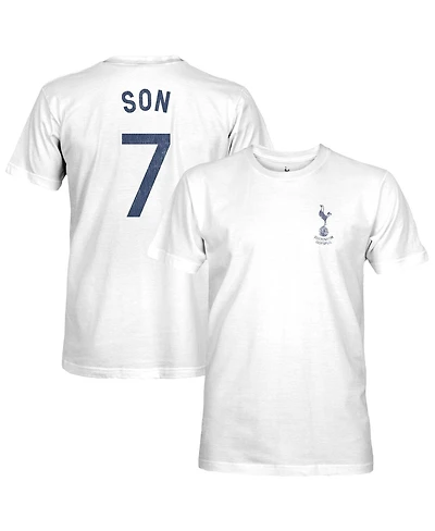 1863FC Men's Son Heung-Min White Tottenham Hotspur Player T-Shirt