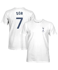 1863FC Men's Son Heung-Min White Tottenham Hotspur Player T-Shirt