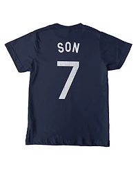 1863FC Big Boys and Girls Son Heung-Min Navy Tottenham Hotspur Player T-Shirt