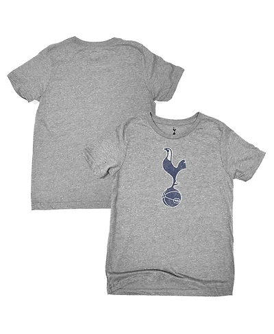 1863FC Big Boys and Girls Heather Gray Tottenham Hotspur Full Color T-Shirt