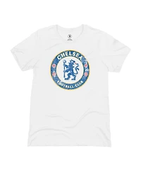 1863FC Men's White Chelsea Badge T-Shirt