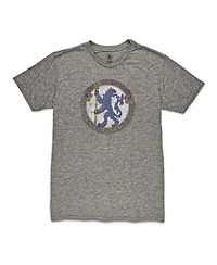 1863FC Men's Heather Gray Chelsea Retro Badge Vintage Tri-Blend T-Shirt