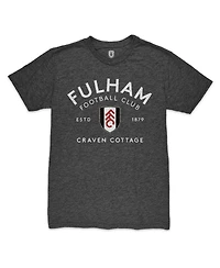 1863FC Men's Heather Black Fulham Arched Establish Twisted Tri-Blend T-Shirt
