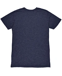 1863FC Men's Heather Navy Barcelona Wordmark Twisted Tri-Blend Slub T-Shirt
