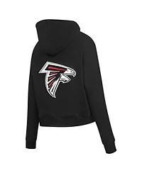 Pro Standard Women's Black Atlanta Falcons Split Logo Full-Zip Hoodie