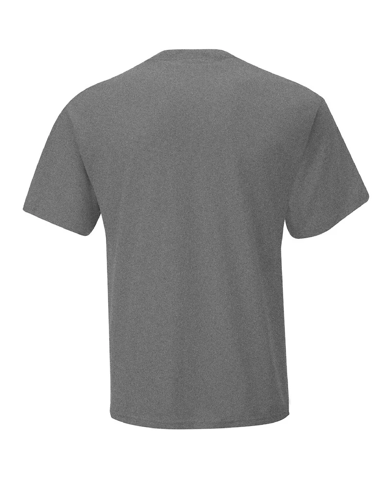 Hendrick Motorsports Team Collection Men's Checkered Flag Sports Heather Charcoal William Byron 2025 Iowa Corn 350 Race Winner T-Shirt