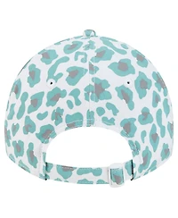 New Era Girls Toddler White Jacksonville Jaguars Active Leopard 9TWENTY Adjustable Hat