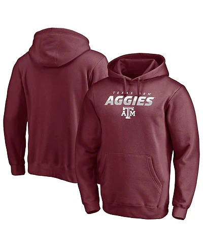 Fanatics Men's Maroon Texas A&M Aggies Block Party Elevate Play Fleece Pullover Hoodie