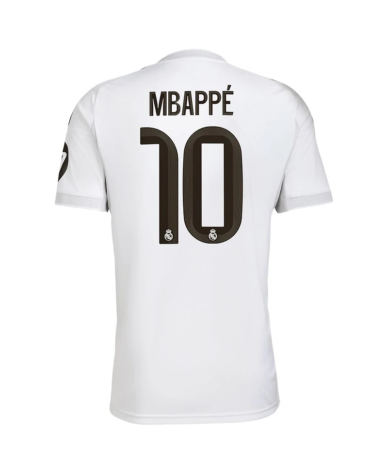 Adidas Men's Kylian Mbappe White Real Madrid 2025/26 Home Replica Player Jersey