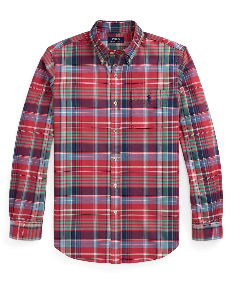 Polo Ralph Lauren Men's Classic-Fit Plaid Oxford Shirt