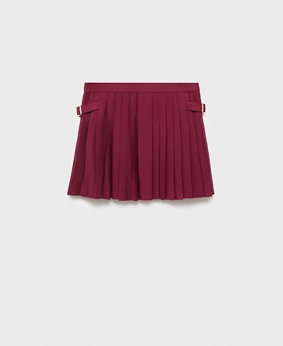 Mango Women's Buckles Pleated Skirt