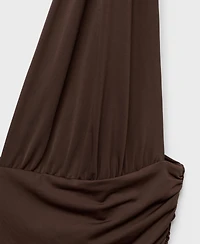 Mango Women's Combined Design Long Dress