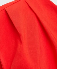 Mango Women's Asymmetrical Neckline Short Dress