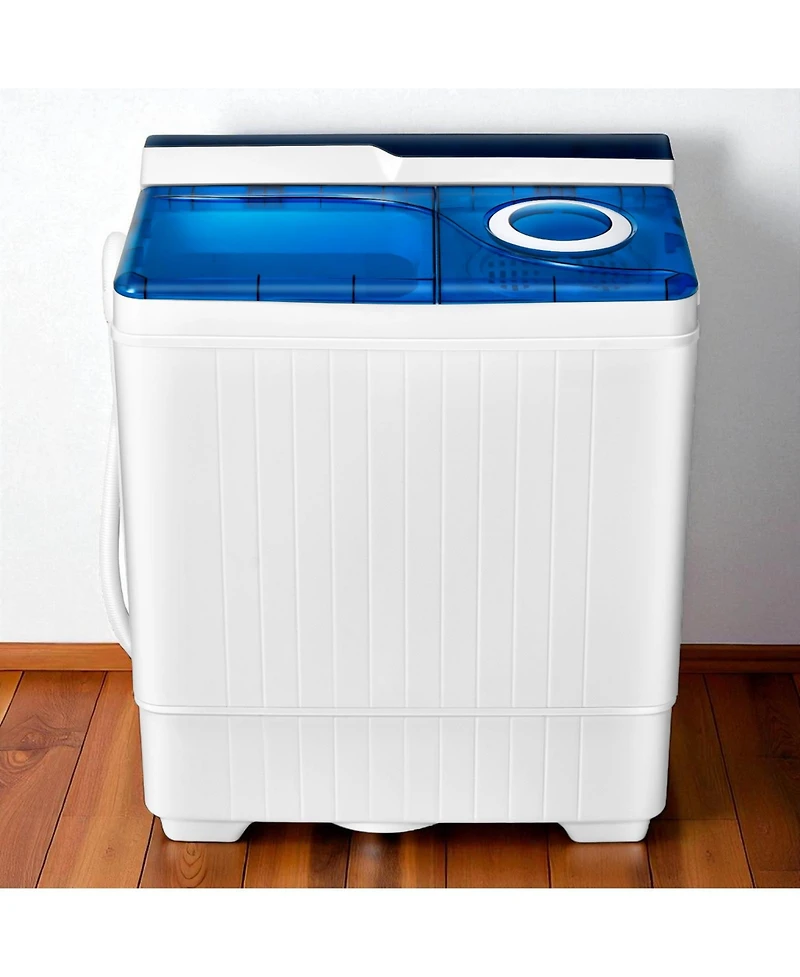 Compact Tub Washer and Spin Dryer, Portable Washing Machine for Small Spaces