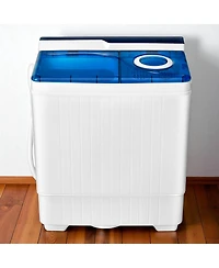 Compact Tub Washer and Spin Dryer, Portable Washing Machine for Small Spaces
