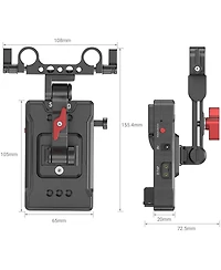 SmallRig V-Mount Battery Adapter Plate with Extension Arm, Basic Version