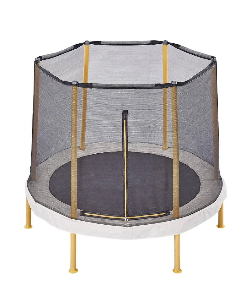 JumpKing 60” Round Trampoline with Enclosure – The Ultimate Fun for Indoor & Outdoor Play