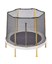 JumpKing 60” Round Trampoline with Enclosure – The Ultimate Fun for Indoor & Outdoor Play