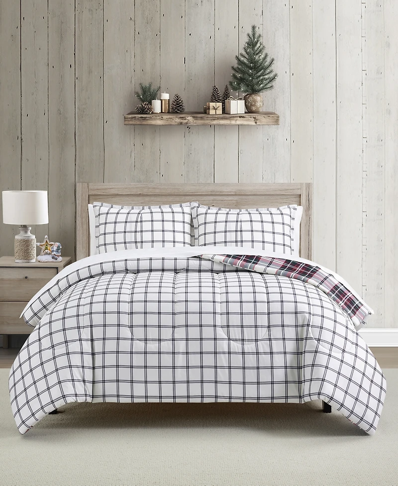 Sunham Holiday Plaid 3-Pc. Comforter Sets
