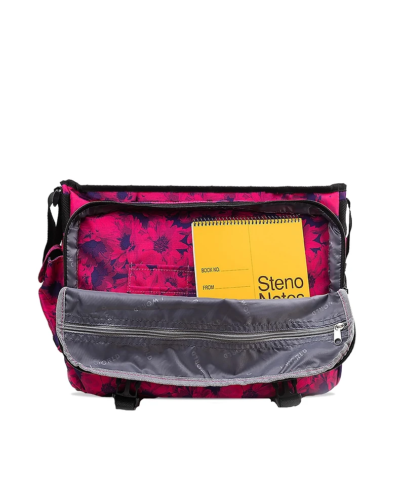J World Unisex Thomas 16" Messenger Bag With Laptop Sleeve for School and Travel