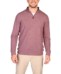 Tailorbyrd Brushed Melange Super Soft Quarter Zip