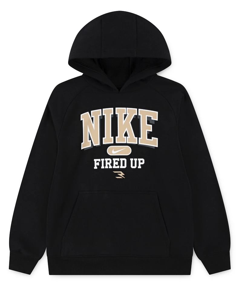 Nike 3BRAND by Russell Wilson Big Boys Long Sleeve Fleece Hoodie