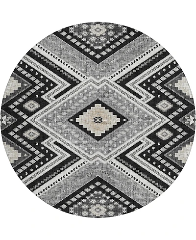 Dalyn Portico Washable PO5 8'x8' Round Area Rug