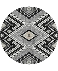Dalyn Portico Washable PO5 8'x8' Round Area Rug