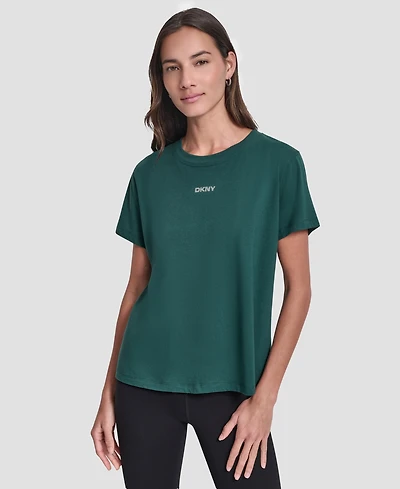 Dkny Women's Studded-Logo T-Shirt