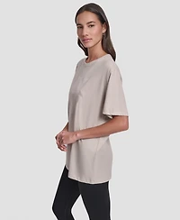 Dkny Women's Oversized Short Sleeve Tunic T-Shirt