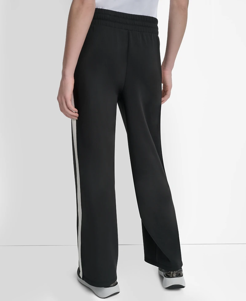 Dkny Women's Modified Wide-Leg Side-Stripe Pants