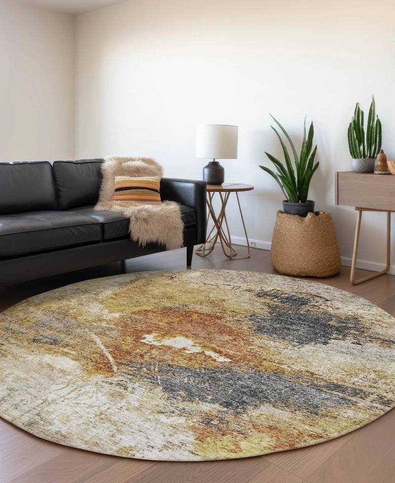 Dalyn Nouveau Washable NV7 8'x8' Round Area Rug