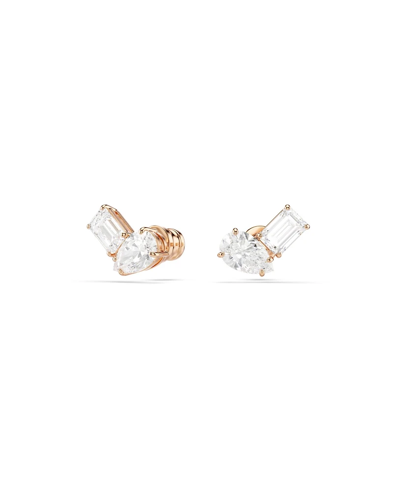 Swarovski Mesmera Rose Gold Tone Plated Earrings and Necklace Set