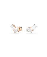 Swarovski Mesmera Rose Gold Tone Plated Earrings and Necklace Set