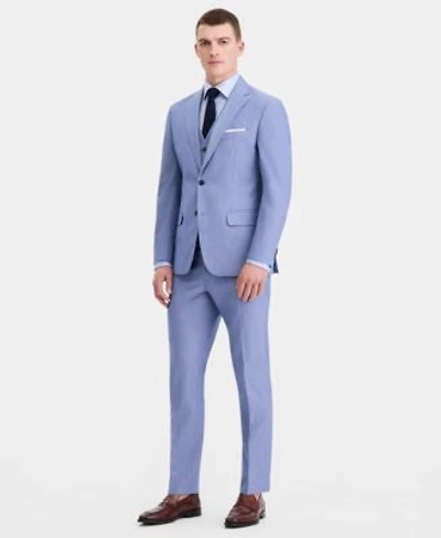 Tommy Hilfiger Mens Modern Stretch Chambray Suit Separates
