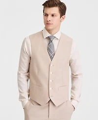 Tommy Hilfiger Men's Modern-Fit Th Flex Stretch Chambray Suit Separate Vest