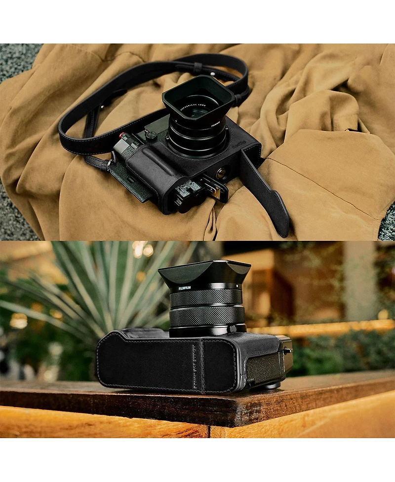 SmallRig Leather Half Camera Case for Fujifilm GFX100RF, Black