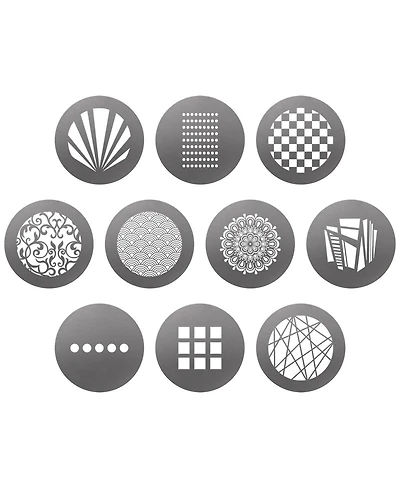 Westcott Patterns Gobo Pack for Optical Spot by Lindsay Adler, 10-Pack